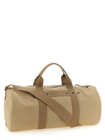 PRADA Canvas Travel Bag Beige