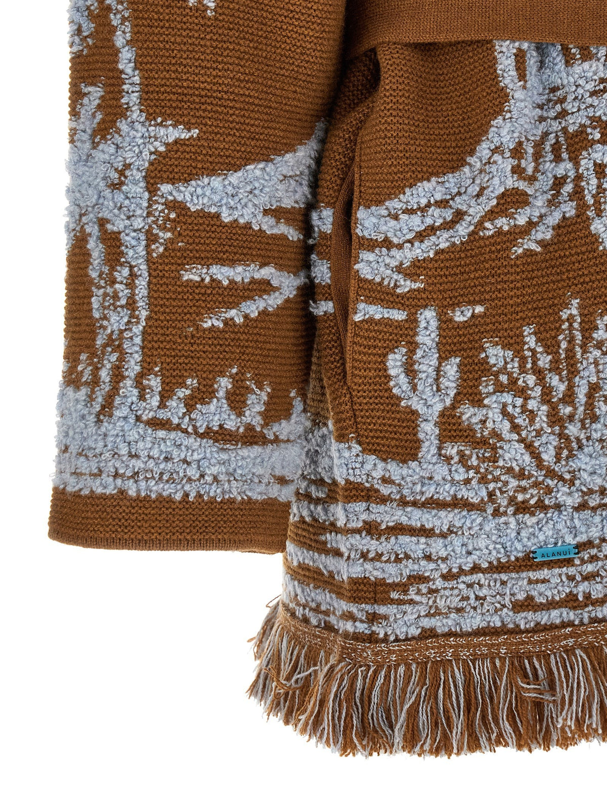 Alanui Canyon Spirit Cardigan Brown