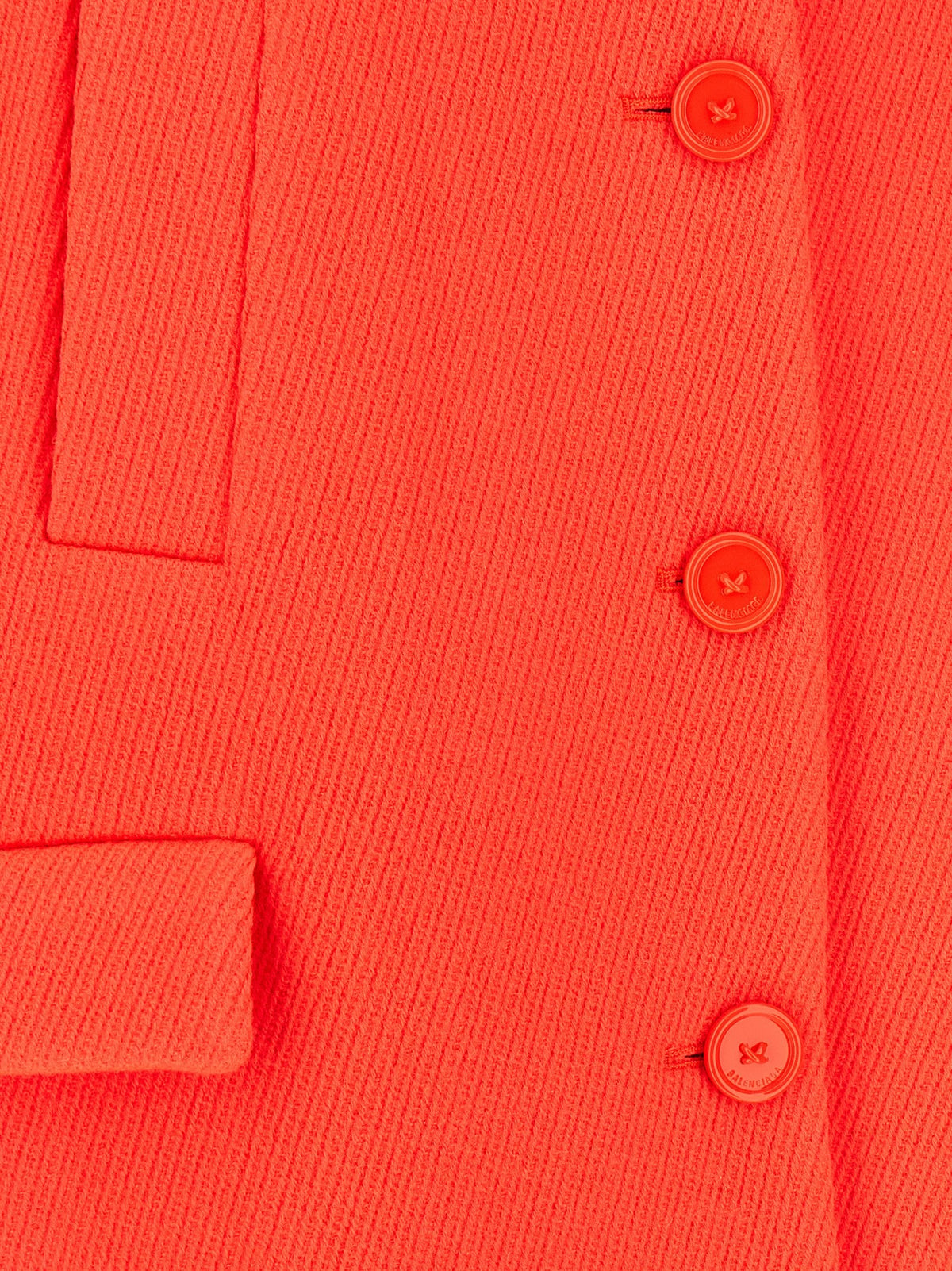 Balenciaga Cape Coat Orange