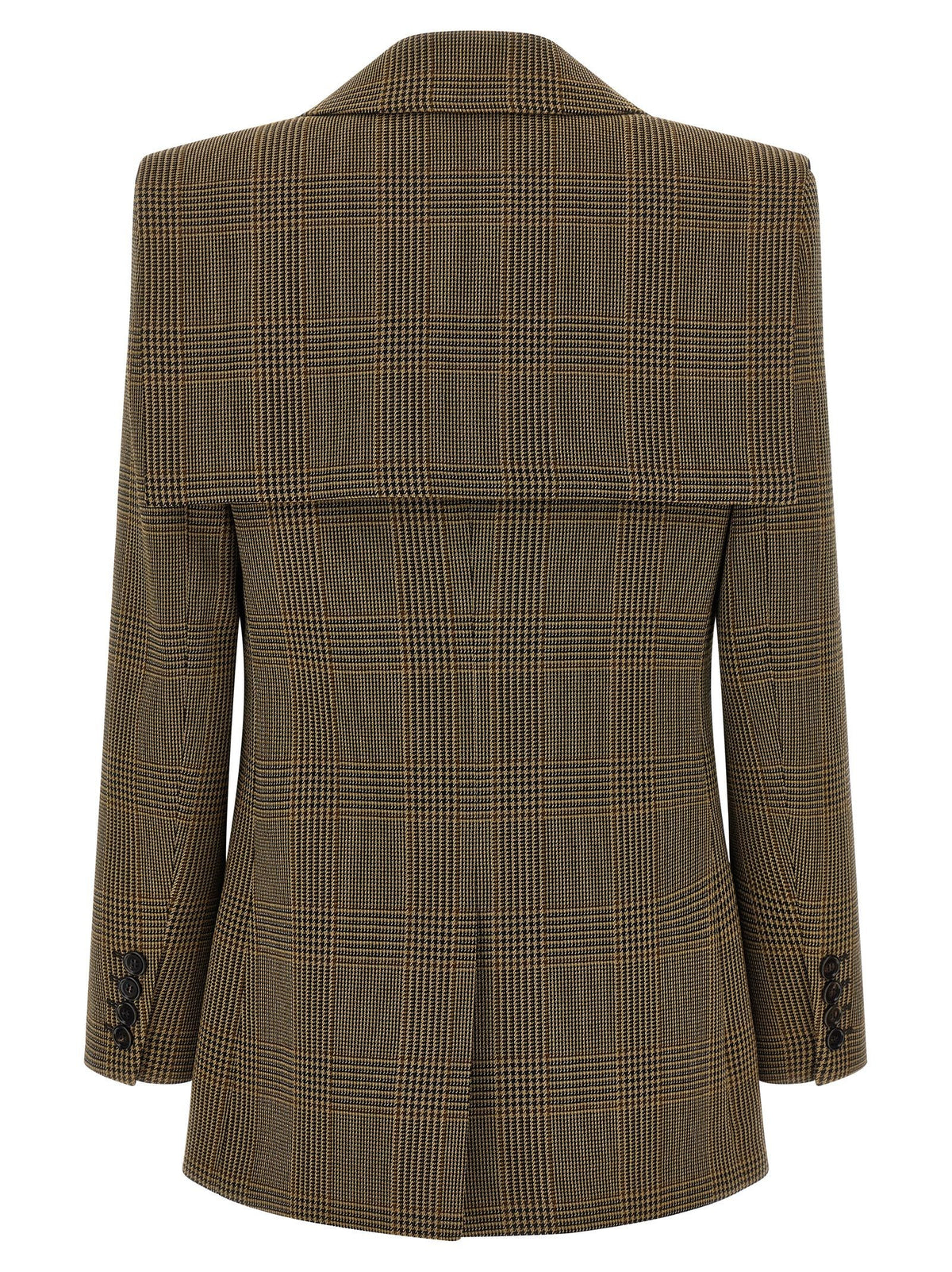 Chloé Cape Detail Blazer Brown, view 2