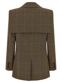 Chloé Cape Detail Blazer Brown