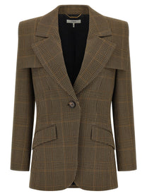 Chloé Cape Detail Blazer Brown