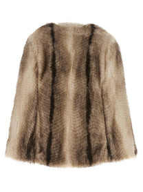 TWINSET Cape Jacket Brown