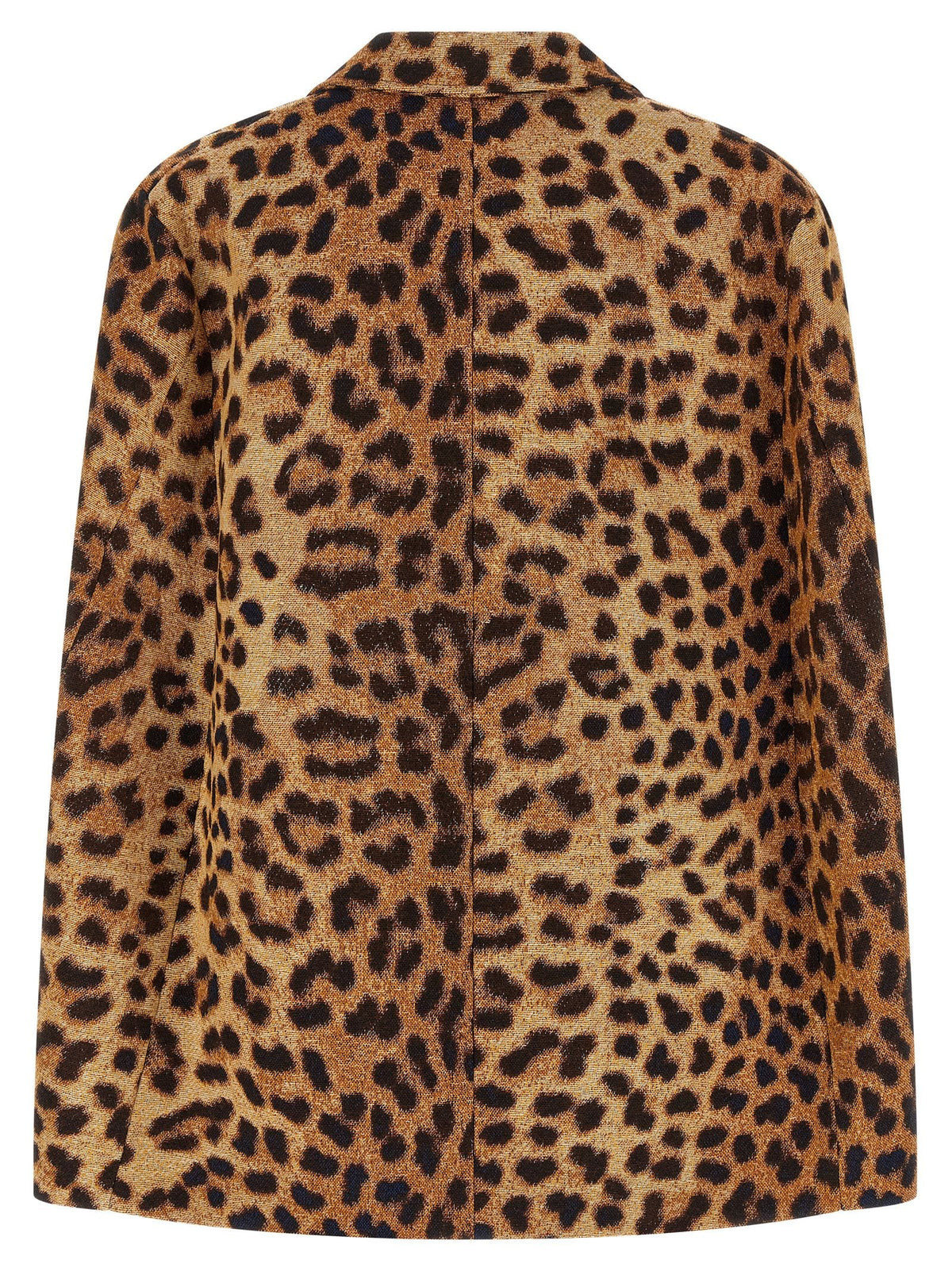 Federica Bonifaci Cape Leopard Blazer Beige, view 2