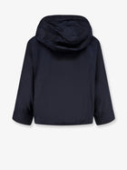Moncler Women's Cape Nylon Jacket Blue, view 2