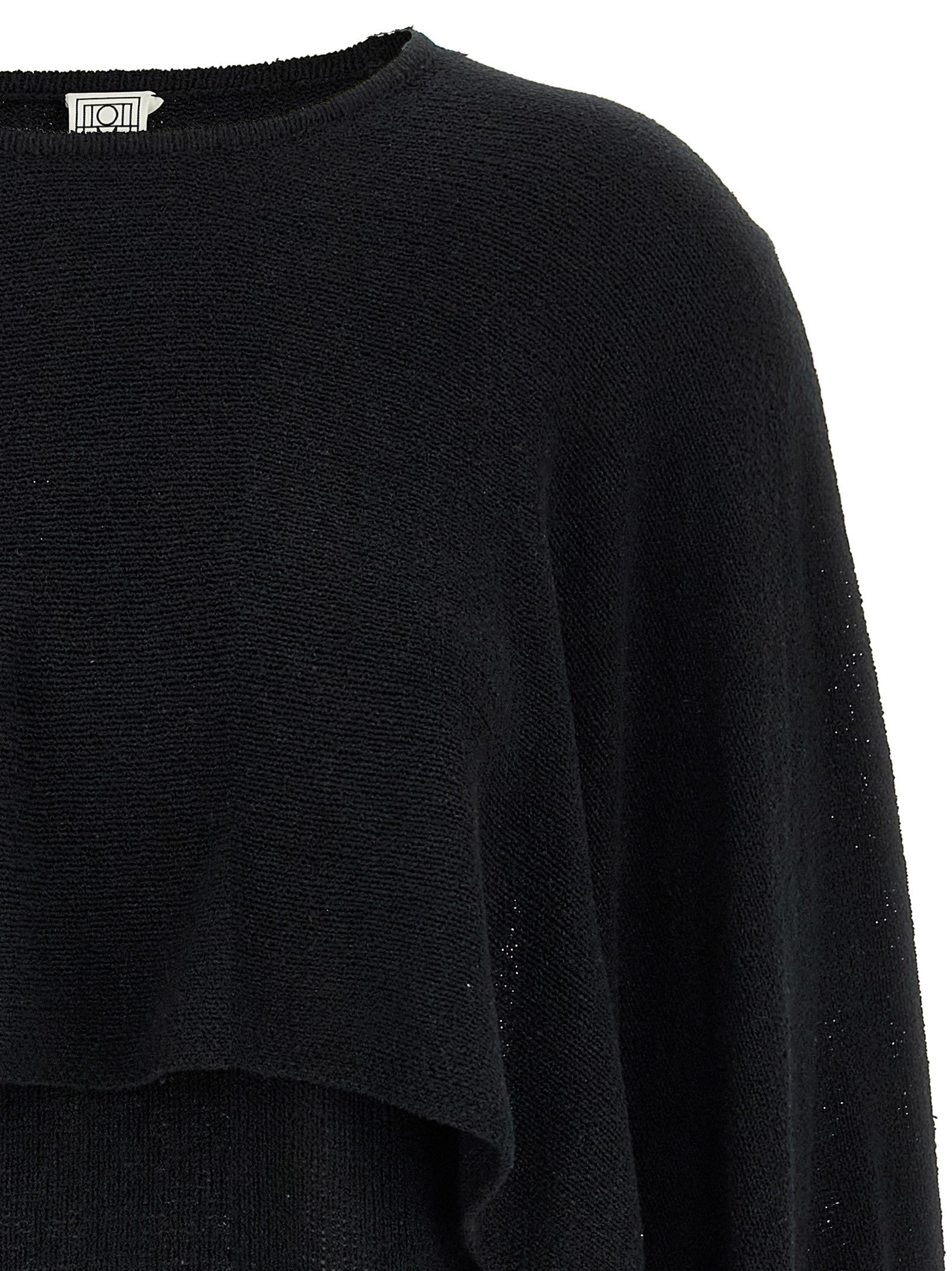 Toteme Cape Sweater Black