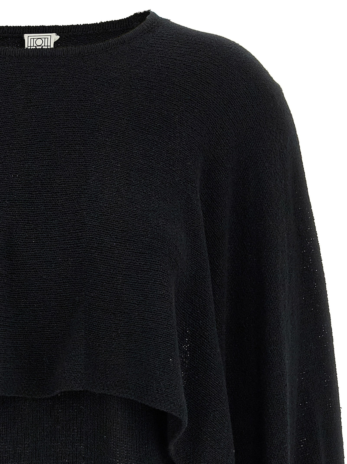Toteme Cape Sweater Black, view 3