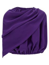 Balenciaga Cape Top Purple