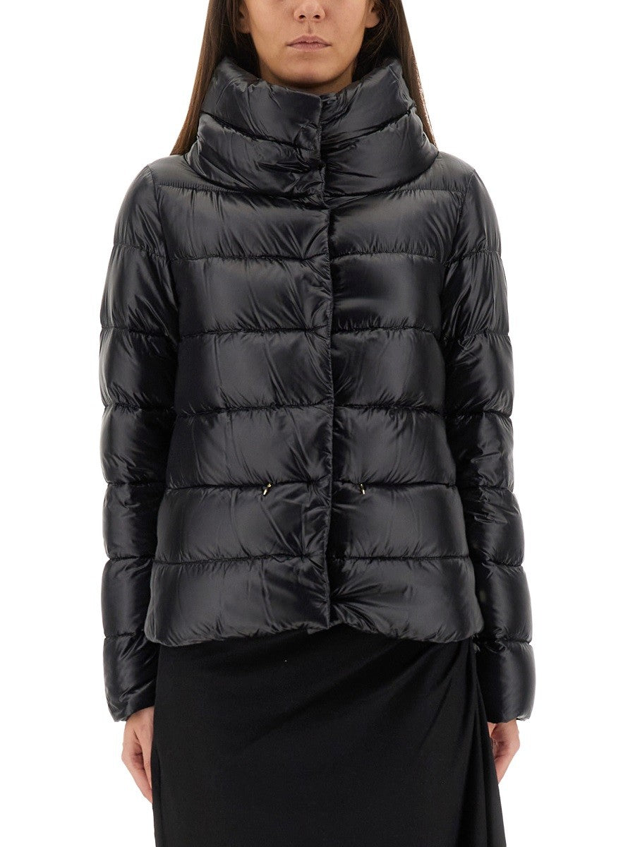 Herno Women's Cappa in Nylon Ultralight Black