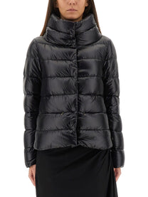 Herno Women's Cappa in Nylon Ultralight Black