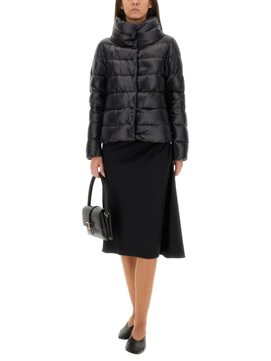 Herno Women's Cappa in Nylon Ultralight Black