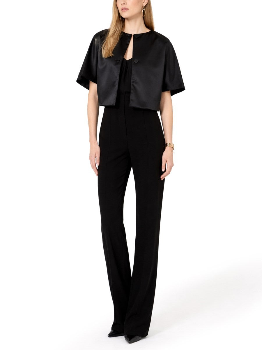 Max Mara Women's Cappa in Raso Omelia Black