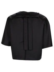 Max Mara Women's Cappa in Raso Omelia Black