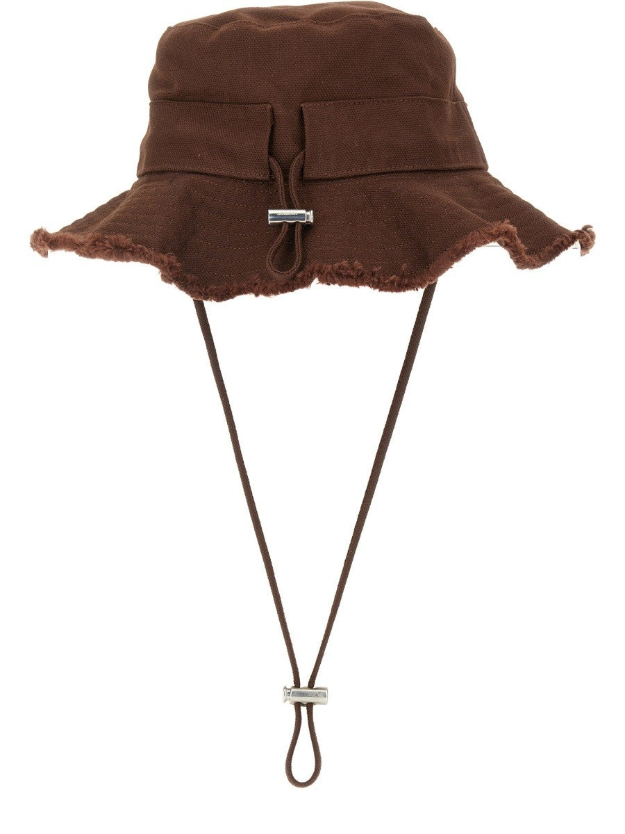 JACQUEMUS Unisex Cappello Artichaut Brown