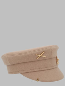 Ruslan Baginskiy Women's Cappello Baker Boy Beige