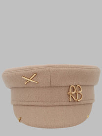 Ruslan Baginskiy Women's Cappello Baker Boy Beige