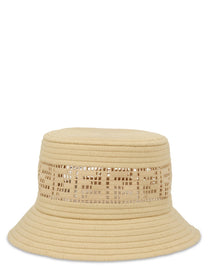 Fendi Women's Cappello Bucket in Rafia Beige
