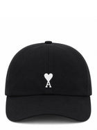 Ami Paris Unisex Baseball Cap Ami DE Coeur Black