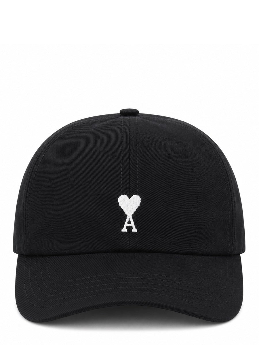 Ami Paris Unisex Cappello DA Baseball Ami DE Coeur Black