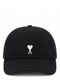 Ami Paris Unisex Cappello DA Baseball Ami DE Coeur Black