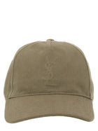Saint Laurent Men's Baseball Cap Cassandre Brown