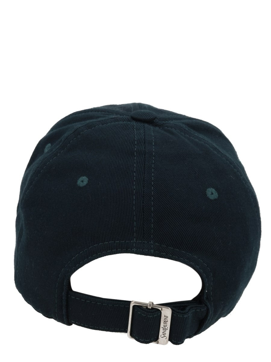 Saint Laurent Men's Baseball Cap College Green, view 2