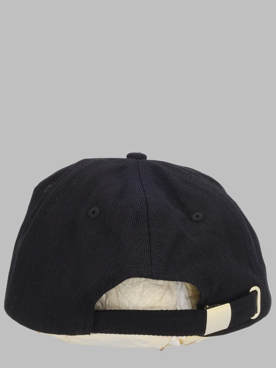 Versace Jeans Couture Men's Cappello DA Baseball Con Metallizzato Black