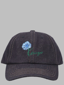 Kenzo Men's Cappello DA Baseball Con Ricamato Blue