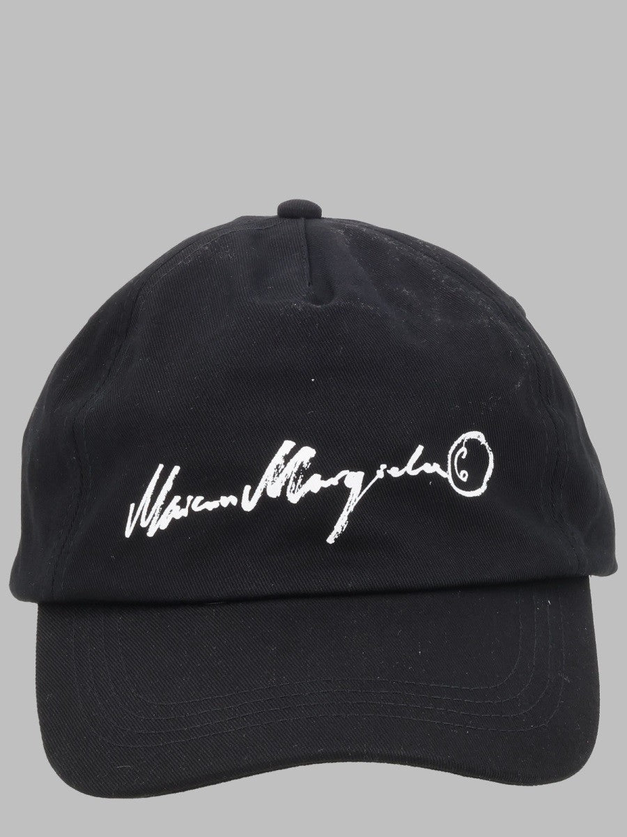 MM6 Maison Margiela Men's Cappello DA Baseball Con Black