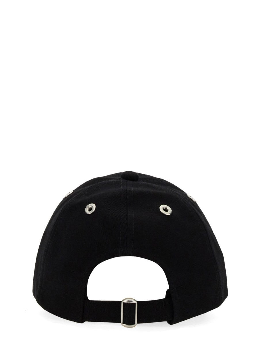 Ami Paris Unisex Baseball Cap Black, view 2