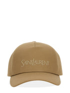 Saint Laurent Women's Baseball Cap Beige