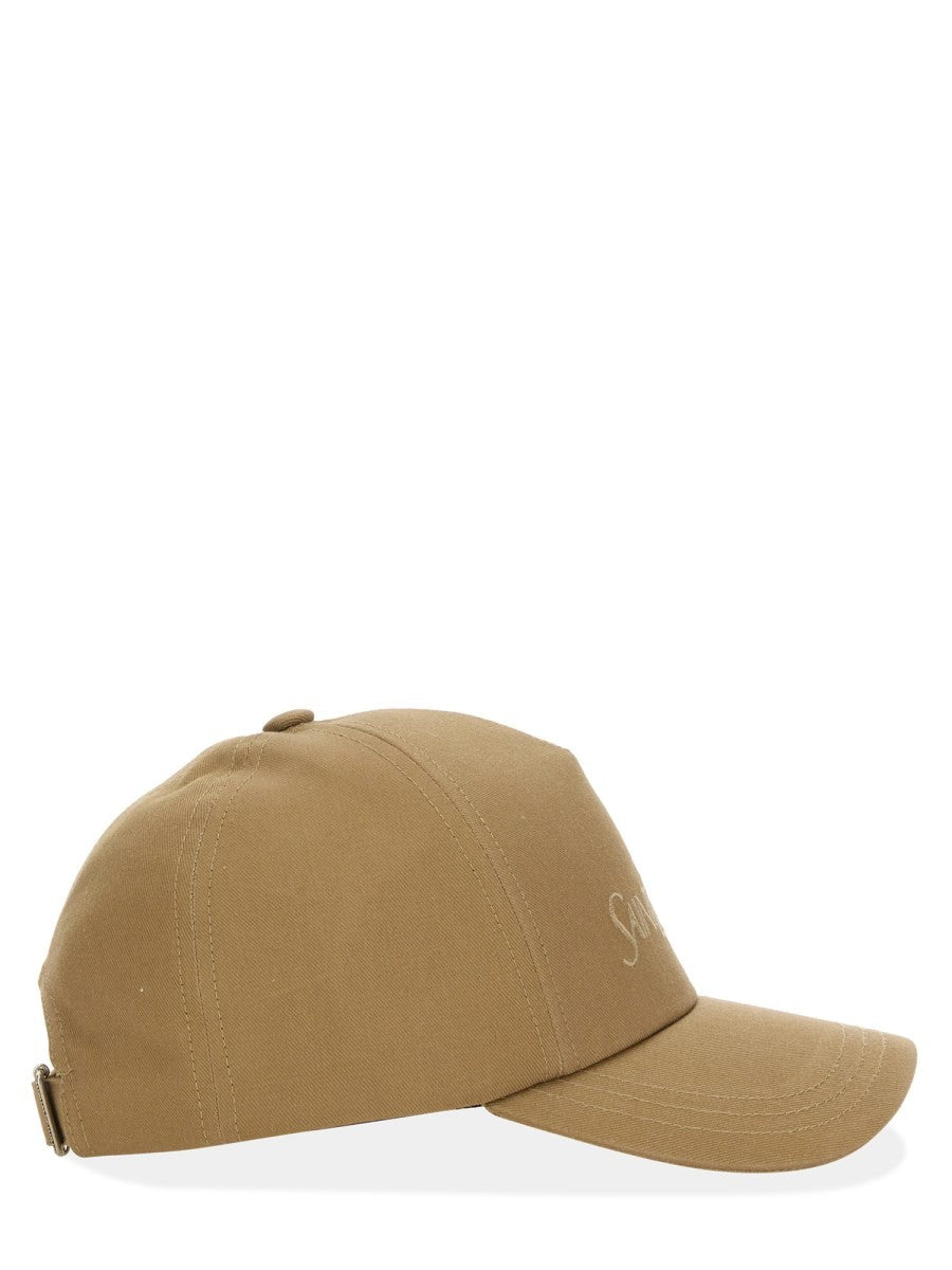 Saint Laurent Women's Cappello DA Baseball Con Beige
