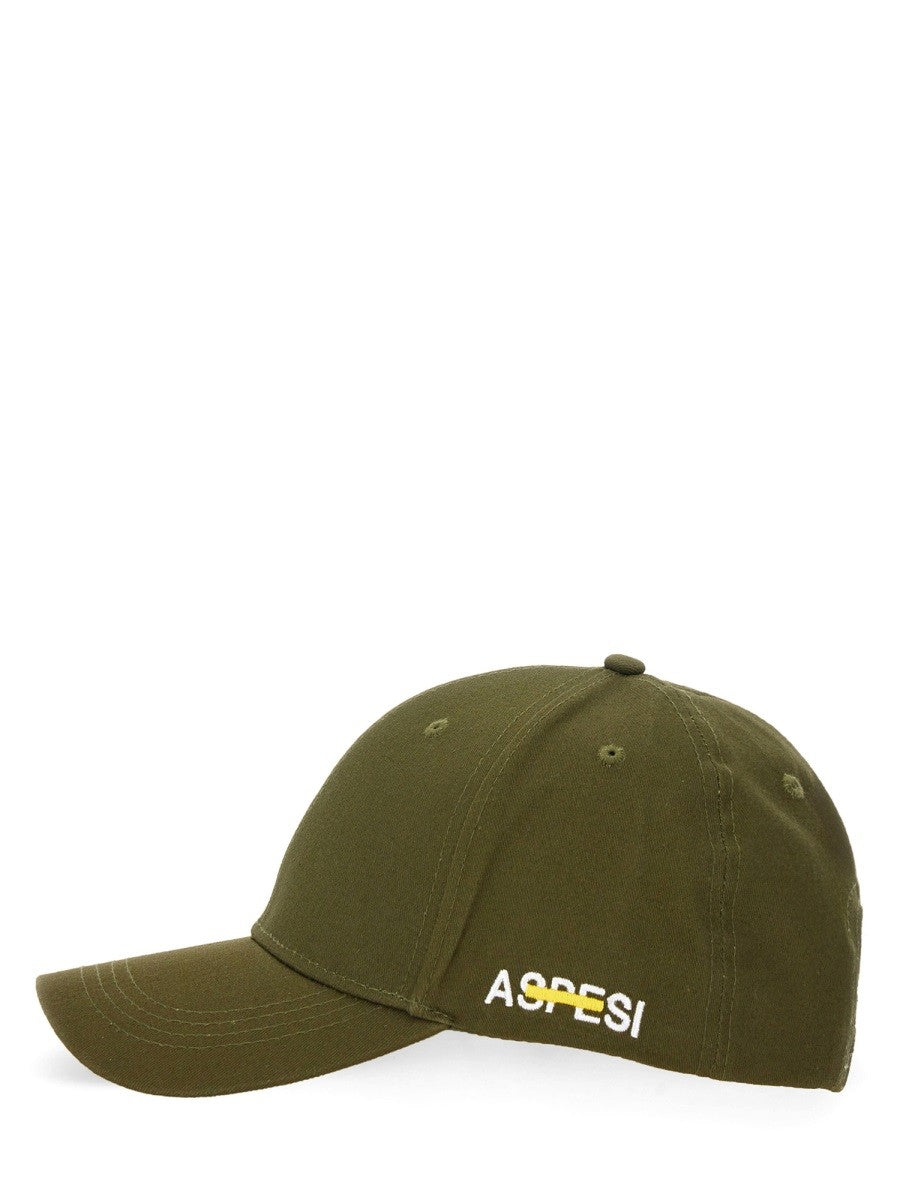 Aspesi Men's Baseball Hat Green Aspesi