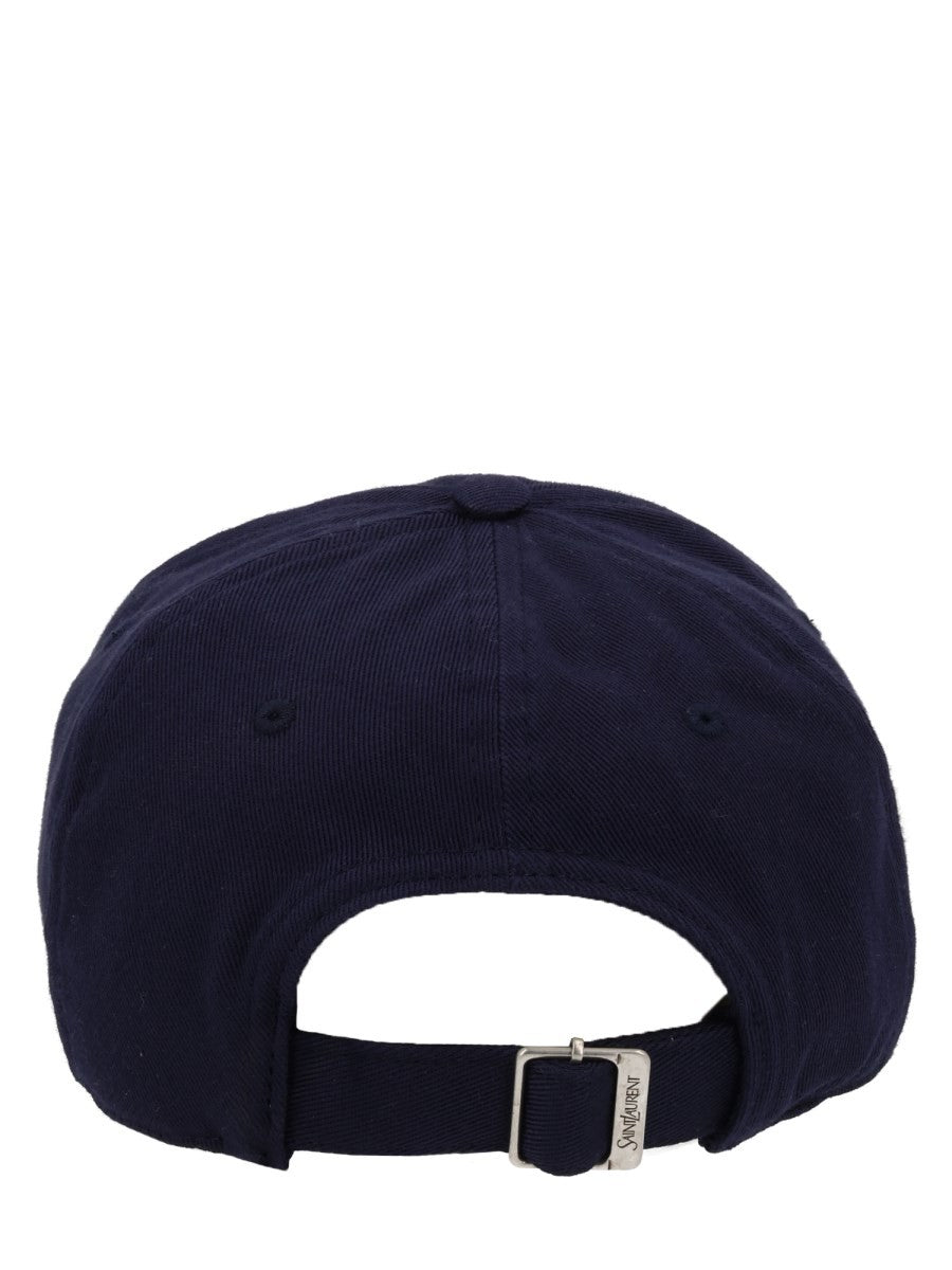 Saint Laurent Men's Baseball Cap Blue