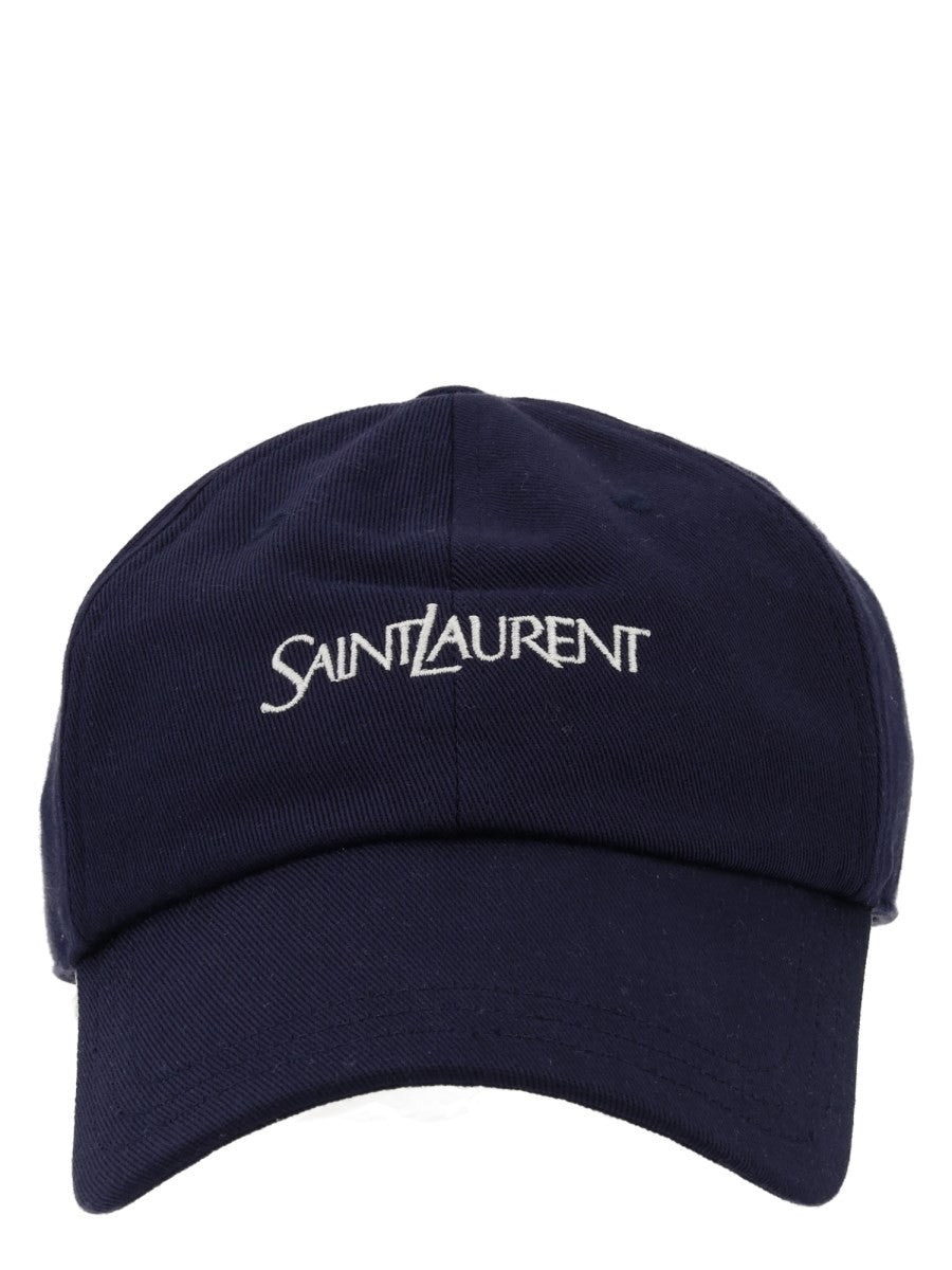 Saint Laurent Men's Baseball Cap Blue