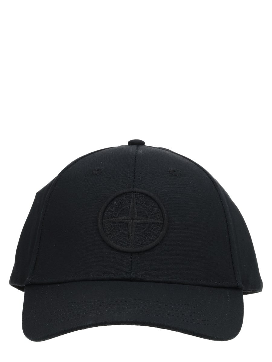 Stone Island Men's Cappello DA Baseball Con Black