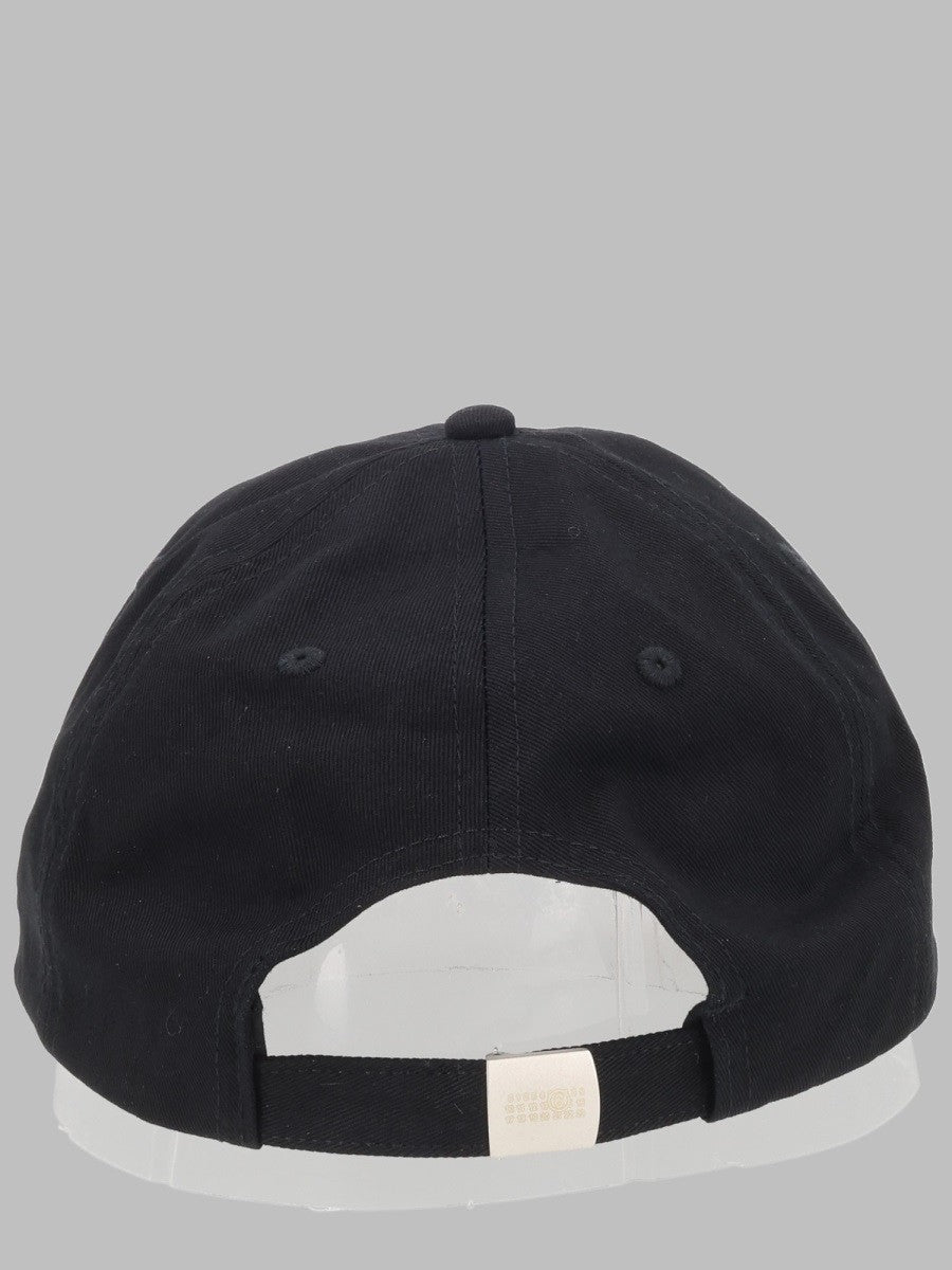 MM6 Maison Margiela Men's Cappello DA Baseball Con Black
