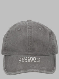 MM6 Maison Margiela Men's Cappello DA Baseball Con Grey