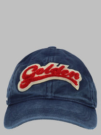 Golden Goose Men's Cappello DA Baseball Con Patch Blue