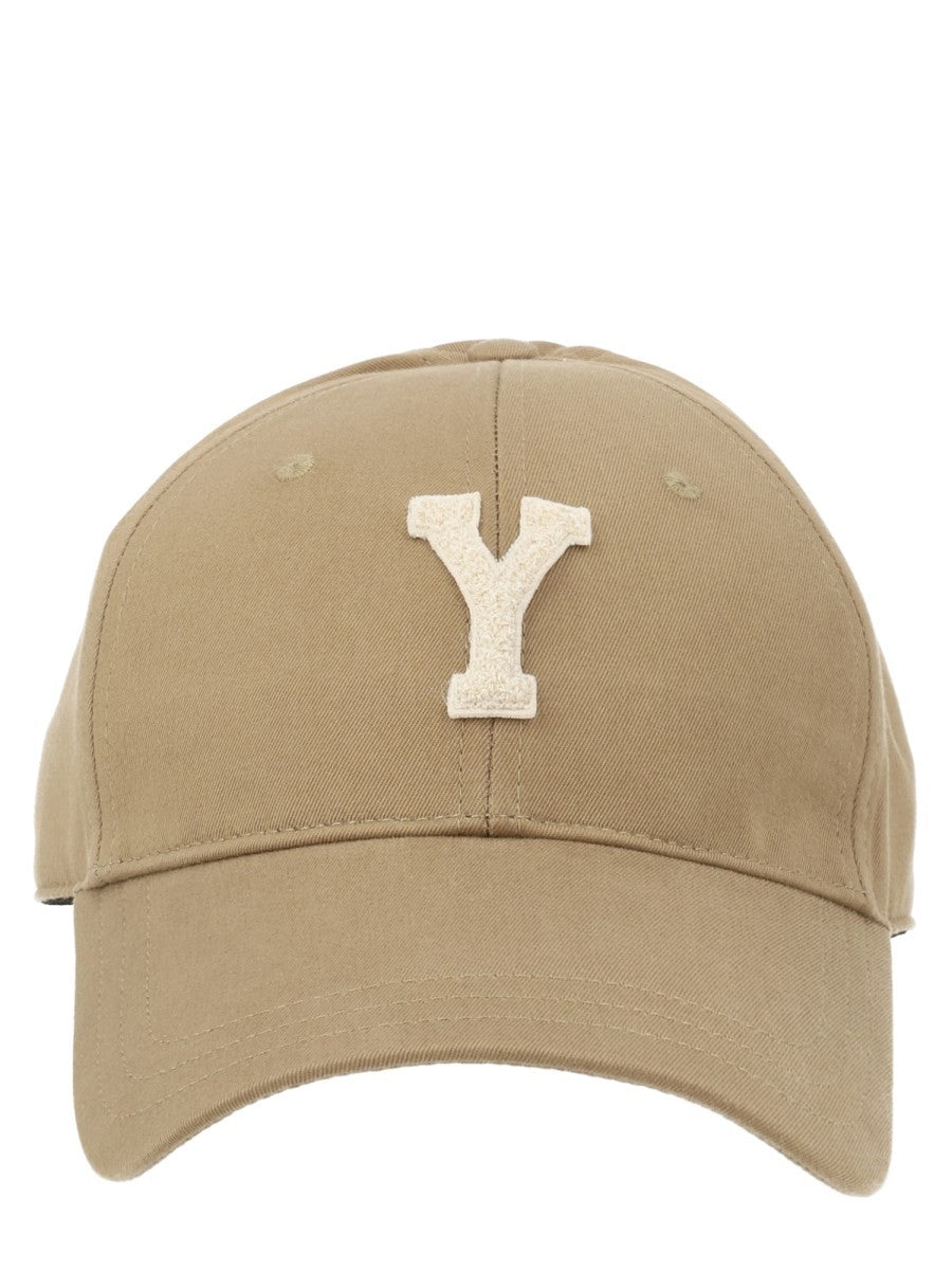 Saint Laurent Women's Cappello DA Baseball Con Patch Beige
