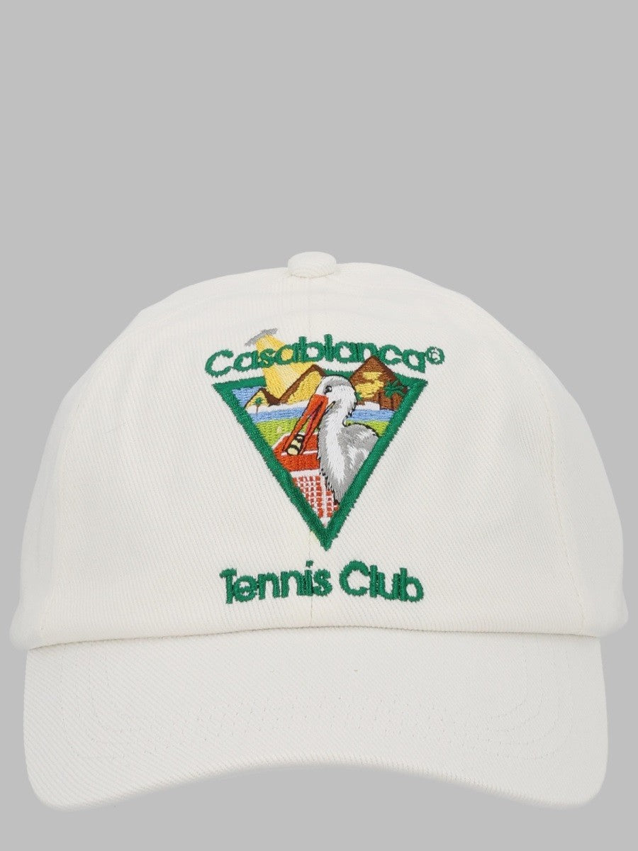 Casablanca Men's Cappello DA Baseball Con Patch White