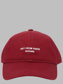 Drôle de Monsieur Men's Cappello DA Baseball Con Slogan Red