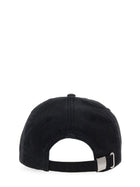 Ganni Women's Canvas Baseball Cap Black, view 2