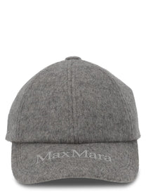 Max Mara Women's Cashmere Baseball Cap Grey