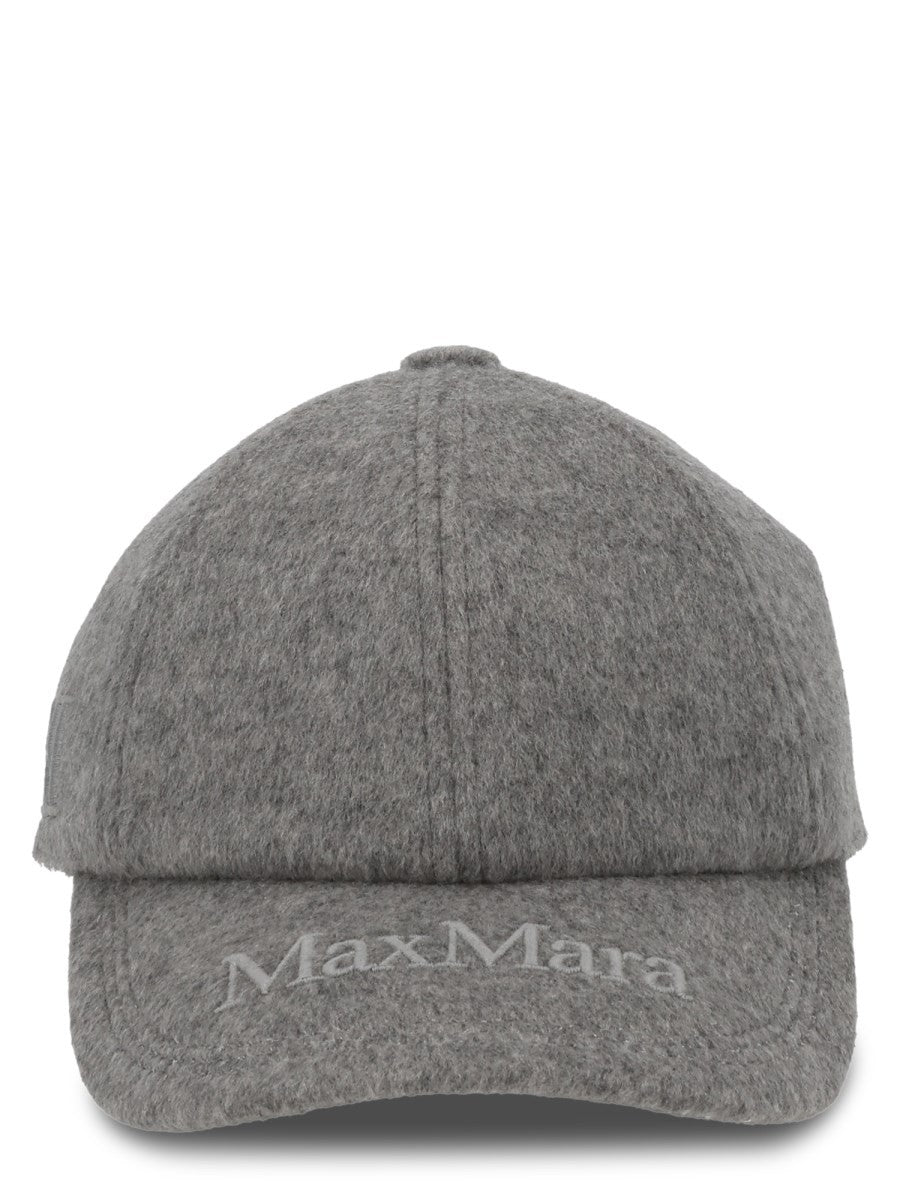 Max Mara Women's Cashmere Baseball Cap Grey
