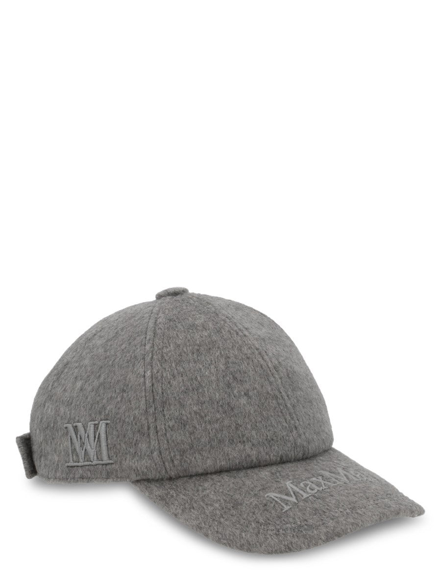 Max Mara Women's Cashmere Baseball Cap Grey, view 3