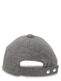 Max Mara Women's Cashmere Baseball Cap Grey, view 2