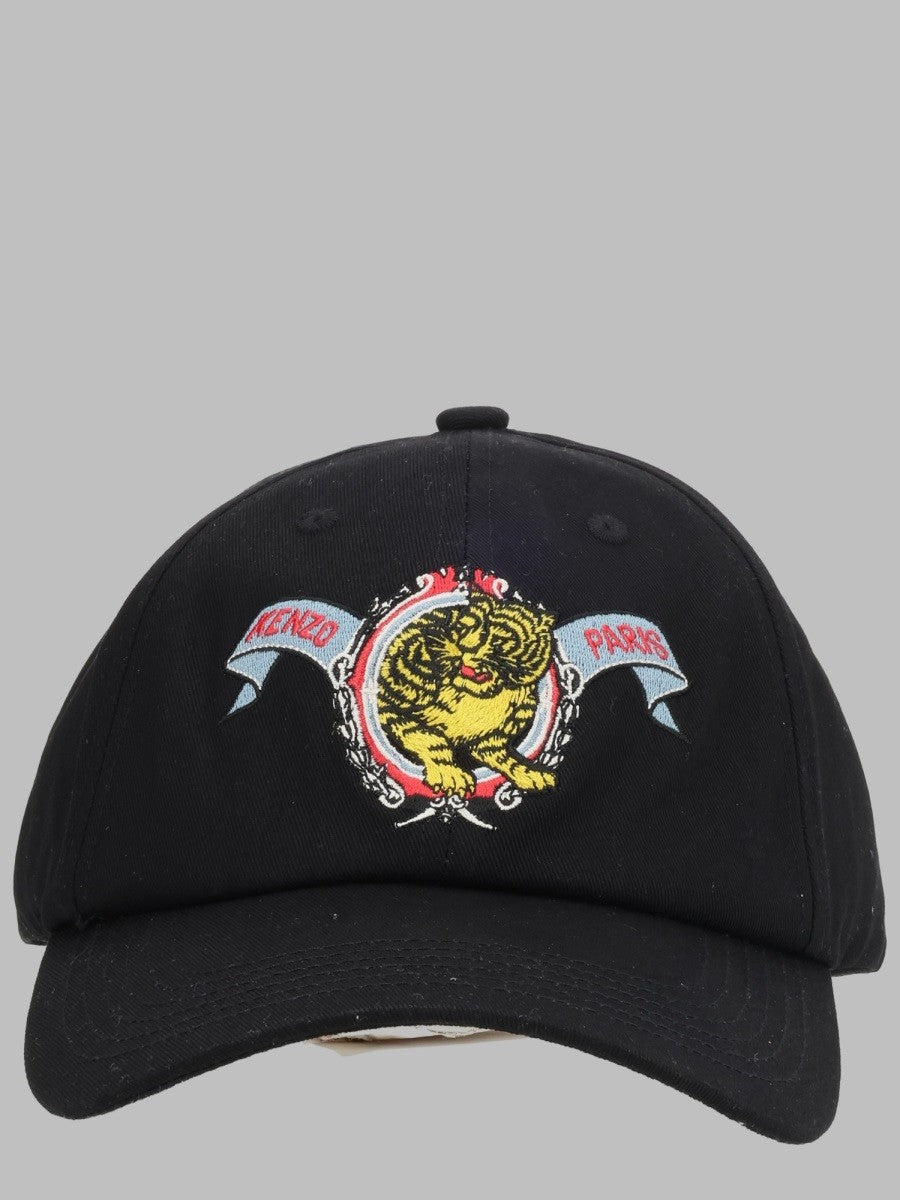 Kenzo Men's Cappello DA Baseball Kenzo Jumping Tiger Black