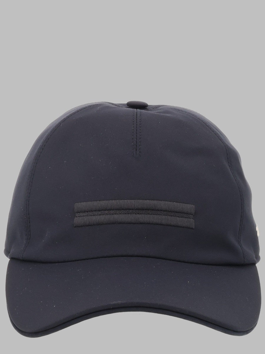 Zegna Men's Cappello Da Baseball Motorin Blue