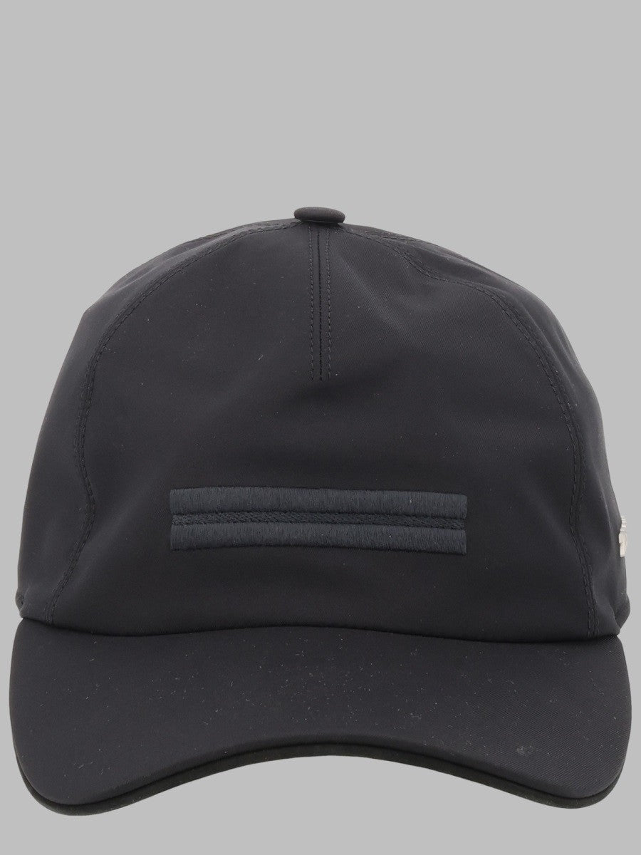 Zegna Men's Cappello Da Baseball Motorin Black